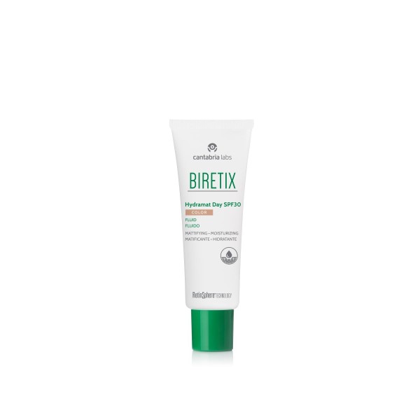 Biretix Hydramat Day SPF 30 Fluido con Color – 1 envase de 50 ml