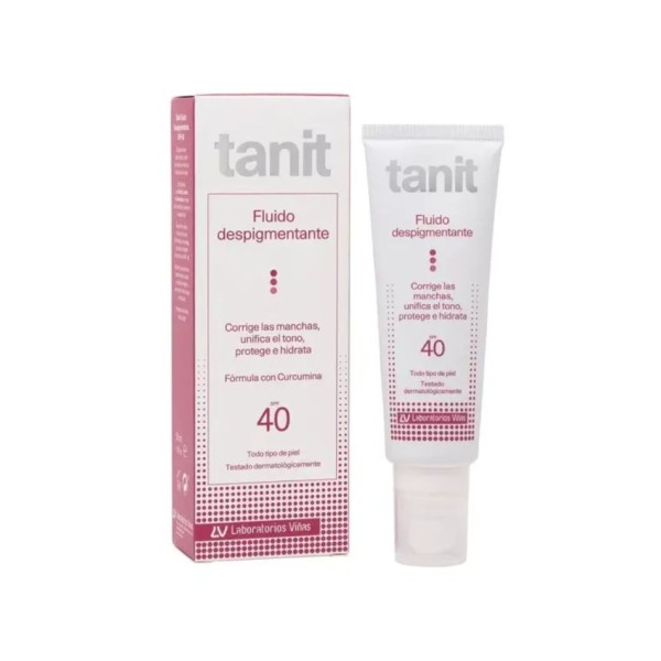 Tanit Fluido Despigmentante SPF 40 50 ml | Protección y