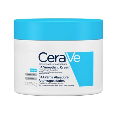 CeraVe SA Crema Alisadora 340 g | Exfolia e hidrata piel rugosa
