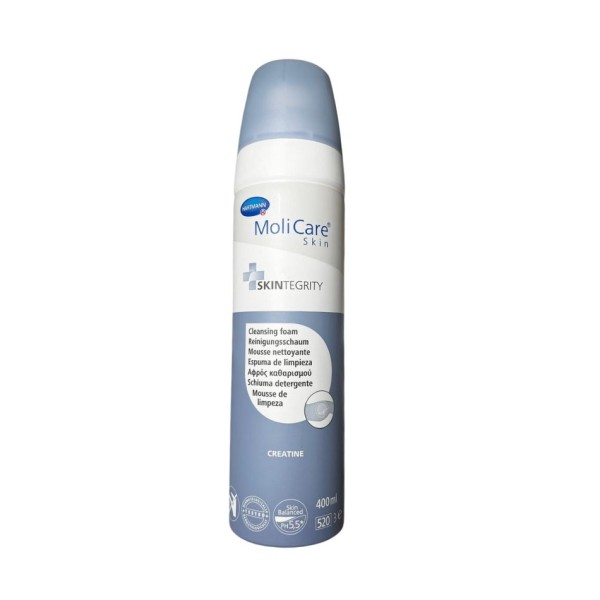 MoliCare Skin Espuma Limpiadora 400 ml | Limpieza suave sin