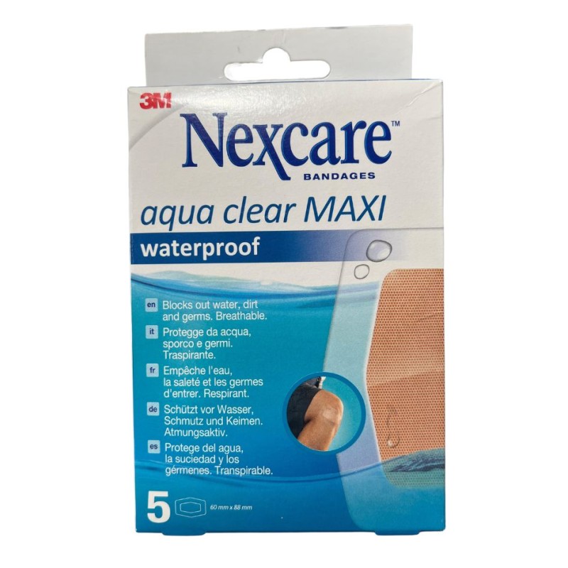 Nexcare Agua 360º Maxi 89×60 mm – 5 Apósitos | Protección
