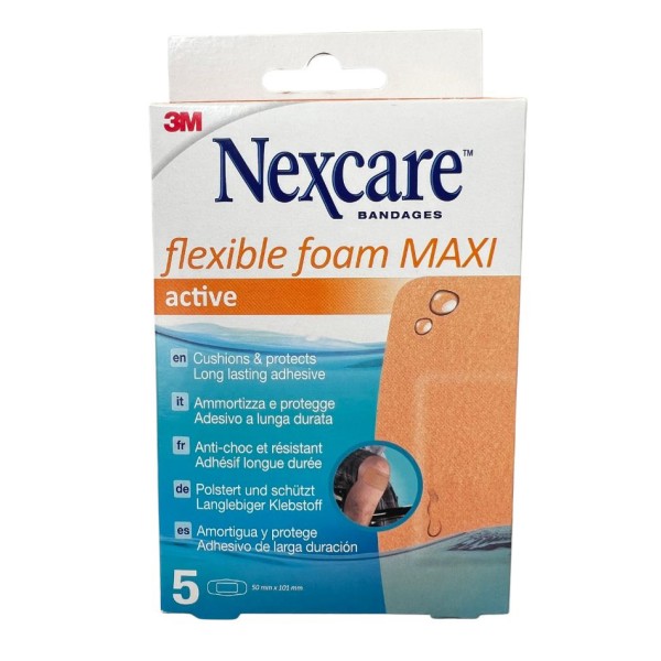 Nexcare Active Maxi 5 Apósitos | Protección resistente al