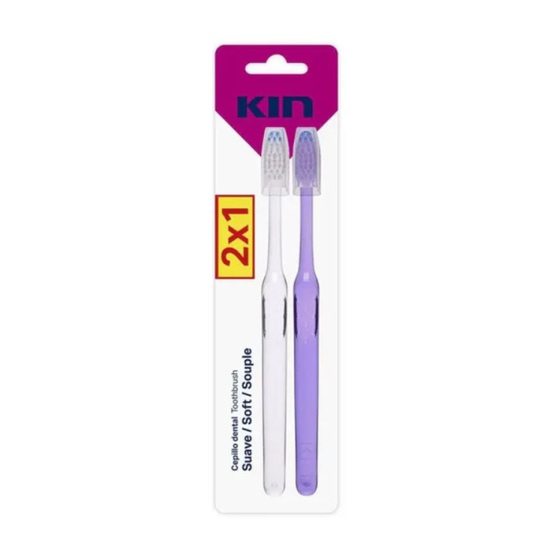 Kin Cepillo Suave Toothbrush 2x1 | Cuidado diario para