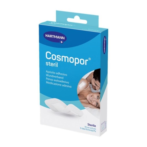 Cosmopor Steril Apósito 10×6 cm – 5 unidades | Protección