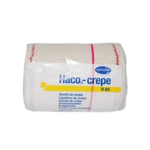 Haco-Crepe R-85 Venda Elástica 10 m × 10 cm | Compresión y