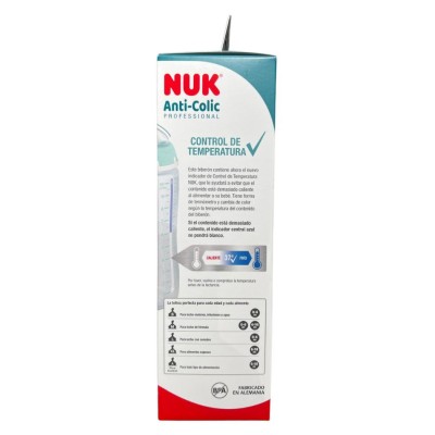 Biberón NUK FC+ 300 ml Silicona Anticolic | 0–6 meses