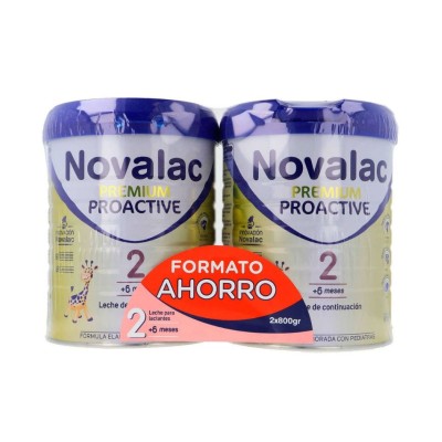 Novalac Premium Proactive 2 2×800 g | Leche de continuación con DHA