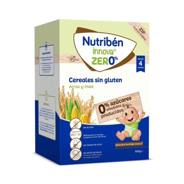 Nutribén Innova Cereales Sin Gluten 0% | Papilla desde 4