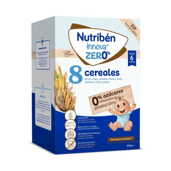 Nutribén Innova 8 Cereales 0% | Papilla desde 6 meses |
