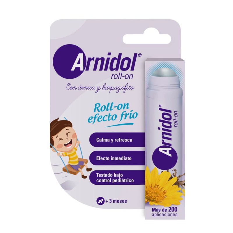 Arnidol Roll-On 15 ml | Alivio natural para golpes infantiles