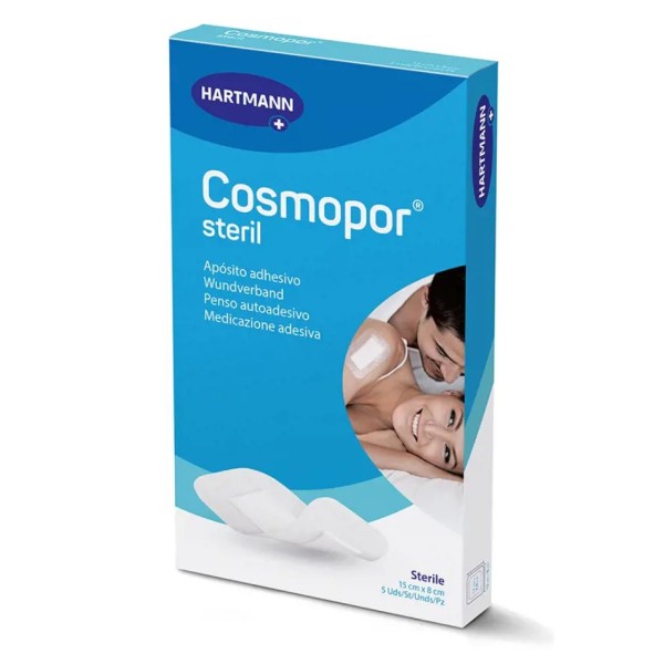 Cosmopor Steril Apósito Estéril 15×8 cm – 5 unidades