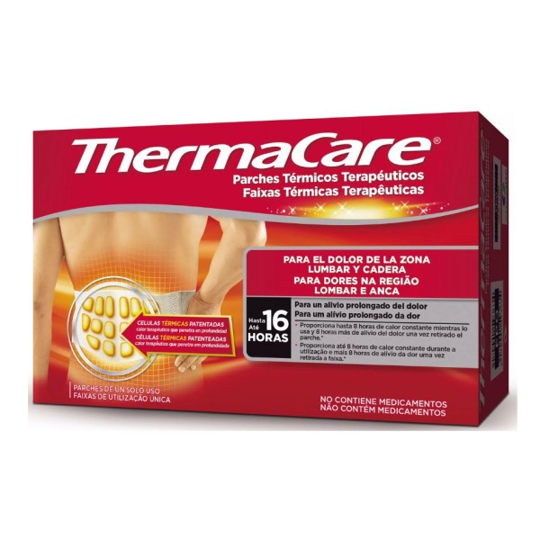 ThermaCare Lumbar y Cadera – 2 Parches | Alivio térmico