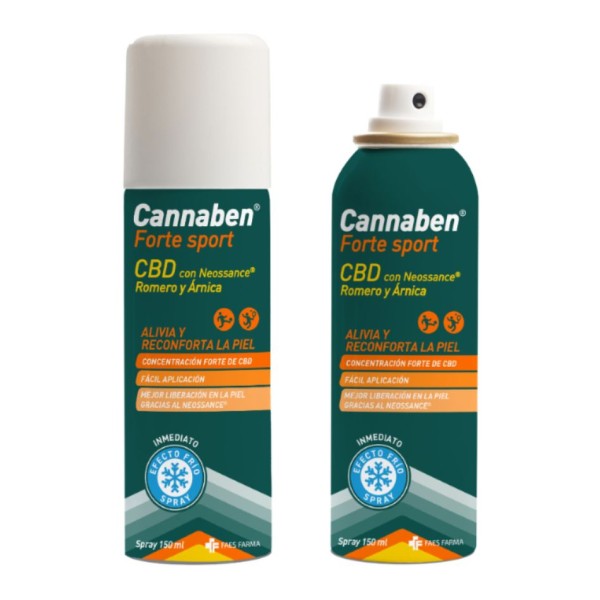 Cannaben Forte Sport Spray 150 ml | Alivio muscular efecto