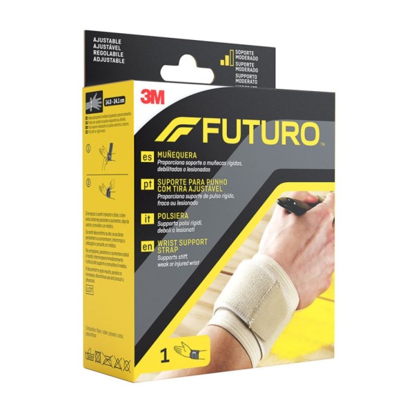 Muñequera Futuro con Velcro Ajustable | Soporte firme y
