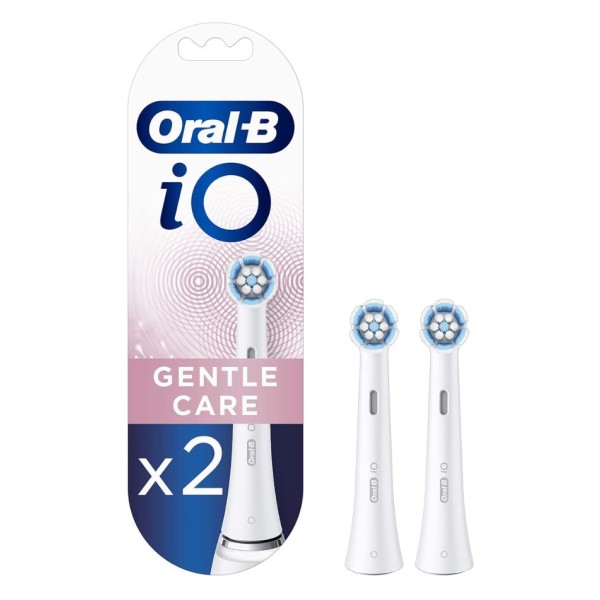 Oral-B iO Gentle Care Recambios – 2 cabezales suaves para encías