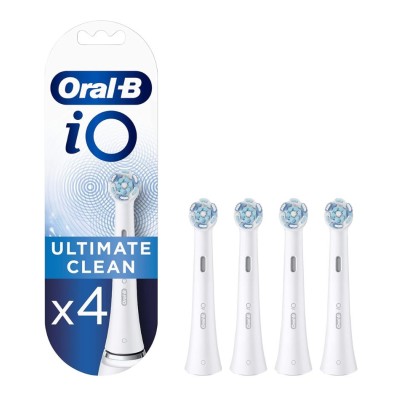 Oral-B iO Ultimate Clean Recambios – 4 cabezales para limpieza profesional