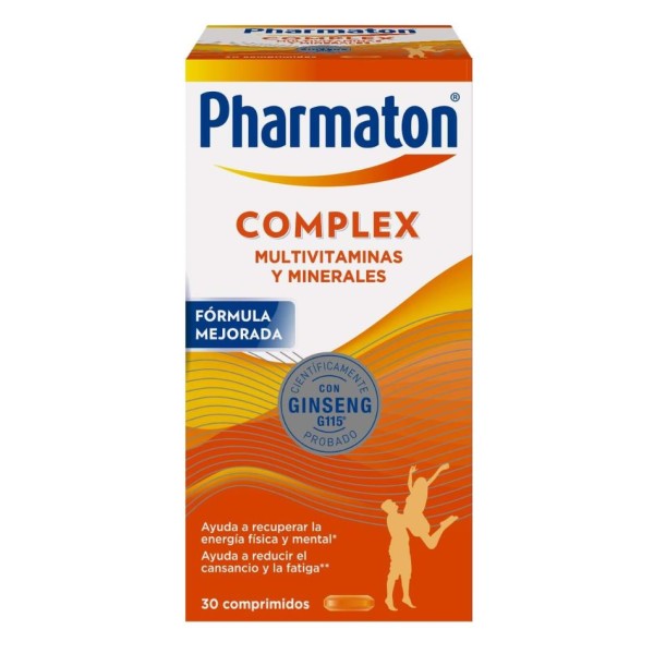 Pharmaton Complex – 30 comprimidos | Vitaminas, minerales y ginseng