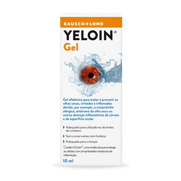 Yeloin Gel Oftálmico – 10 ml | Alivio prolongado de la sequedad ocular