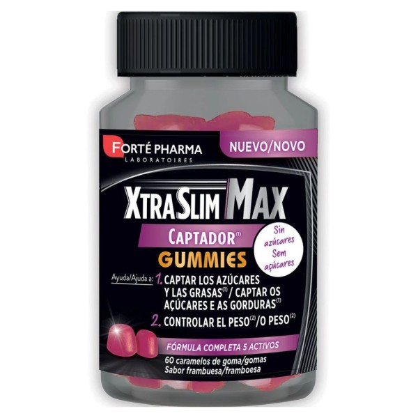 XtraSlim Max Captador Gummies – 60 unidades | Auxiliar en