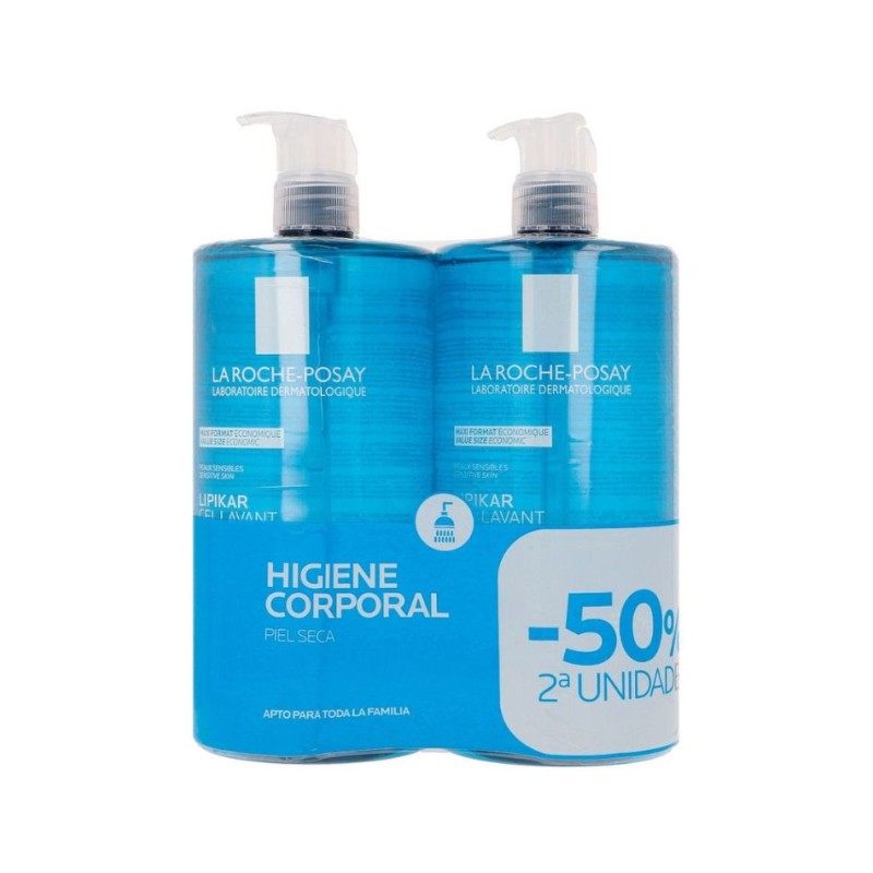 Lipikar Duplo Gel Lavante – 2x1L | Pack ahorro piel sensible