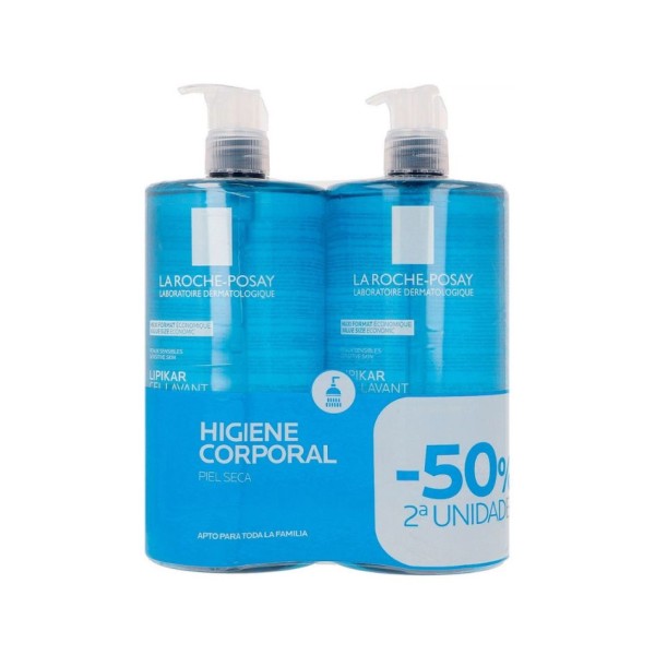 Lipikar Duplo Gel Lavante – 2x1L | Pack ahorro piel sensible
