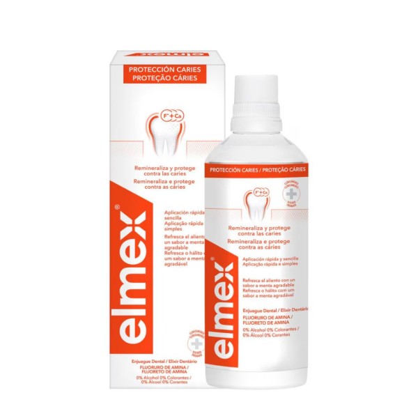 Elmex Protección Caries Enjuague – 400 ml | Prevención de