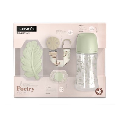 Set Regalo Bebé Suavinex Poetry Azul | Biberón 270 ml +