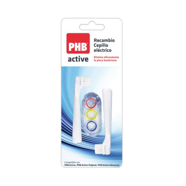 Recambio Cepillo Eléctrico PHB Active | Limpieza suave y