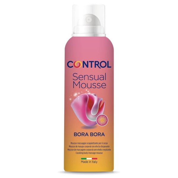 Control Sensual Mousse Bora – 125 ml | Mousse corporal para masajes sensuales
