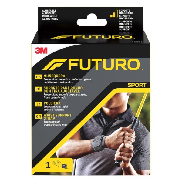 Muñequera Deportiva Futuro Sport con Velcro – Talla ajustable