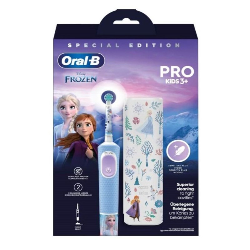 Oral-B Kids Frozen II Cepillo Eléctrico Infantil con Estuche de Viaje