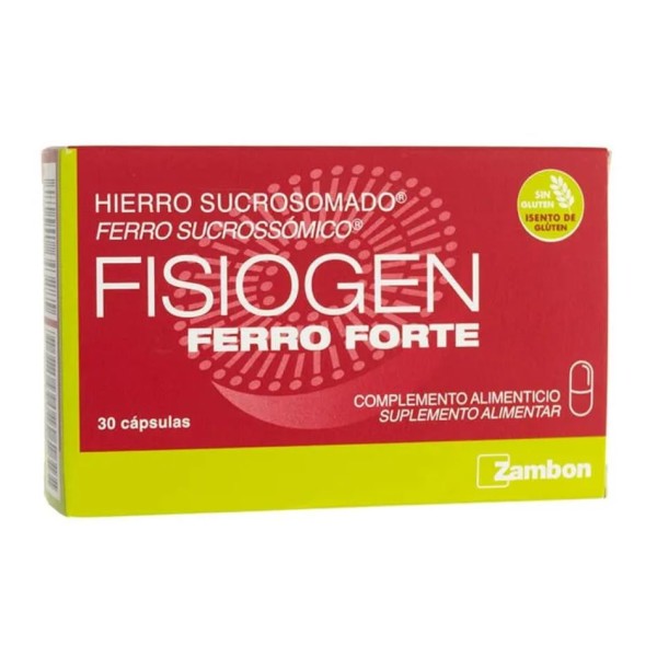Fisiogen Ferro Forte – 30 cápsulas | Hierro sucrosomial de