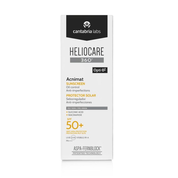 Heliocare 360º SPF 50+ Acnimate 50 ml | Protector solar