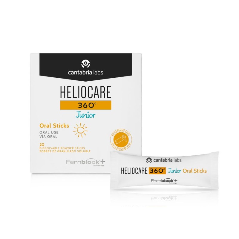 Heliocare 360º Junior Oral Sticks 20 uds | Fotoprotección