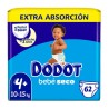 Dodot Bebé Seco Extra – Talla 4 (9‑14 kg) 62 Unidades