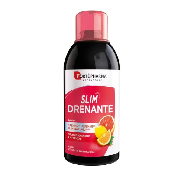 Slim Drenante Sabor Cítricos 500 ml – Complemento alimenticio drenante Forté Pharma