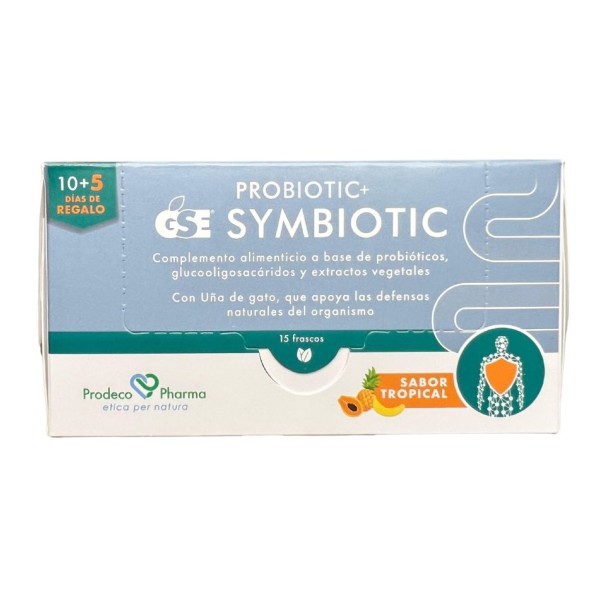 GSE Probiotic+Symbiotic Adulto 15 Viales | Probóticos y
