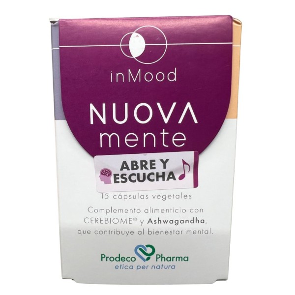 inMood NUOVAmente 15 cápsulas vegetales – Bienestar mental y equilibrio intestinal