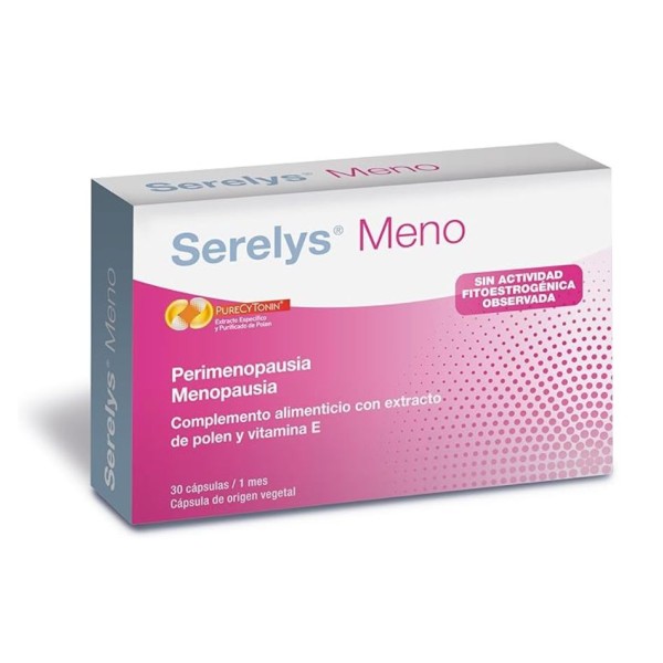 Serelys Meno 30 Cápsulas – Complemento para la perimenopausia y menopausia