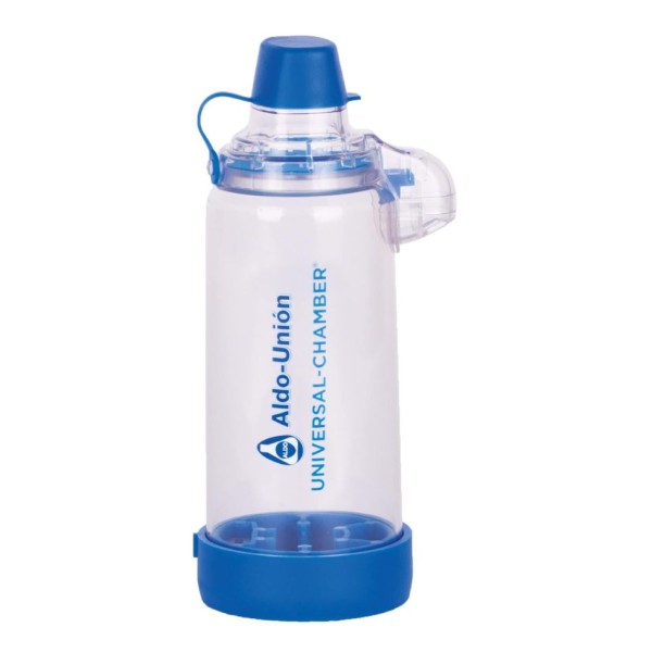 Universal-Chamber Cámara de Inhalación 1 Unidad – Cámara antiestática para inhaladores presurizados
