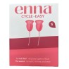 Enna Cycle Easy Cup – Pack 2 Copas Talla S + Caja Esterilizadora – Copa Menstrual Silicona Médica