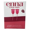 Enna Cycle Pack 2 Copas Talla M + Caja Esterilizadora – Copa Menstrual Silicona Médica