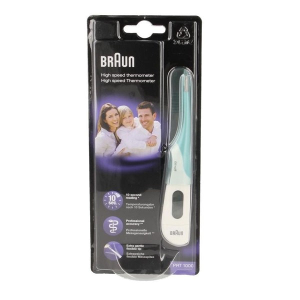 Braun PRT1000 Termómetro Digital 3 en 1 – Medición Rápida y Precisa