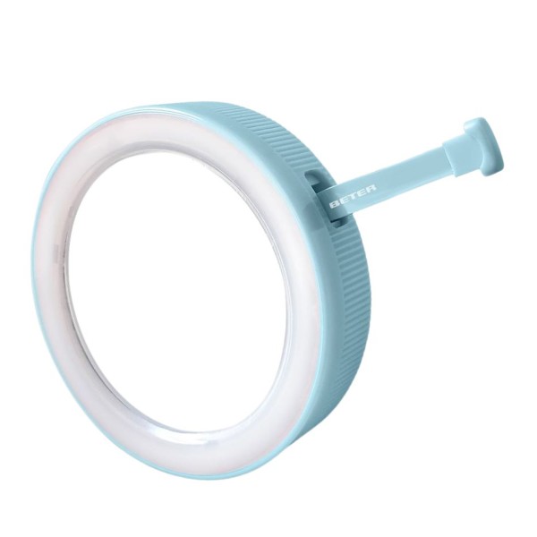 BETER Espejo TweezerSFlash con Doble Luz y Pinza – espejo de precisión con luz integrada