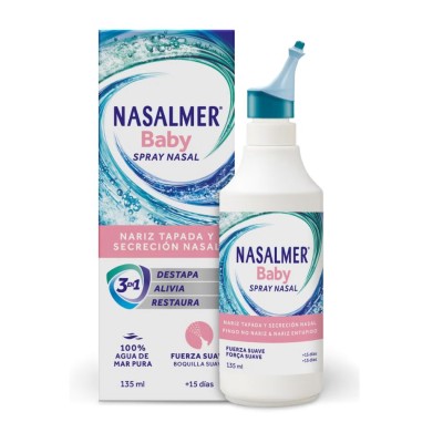 Nasalmer Baby Spray Nasal 135 ml – Higiene nasal diaria para bebés