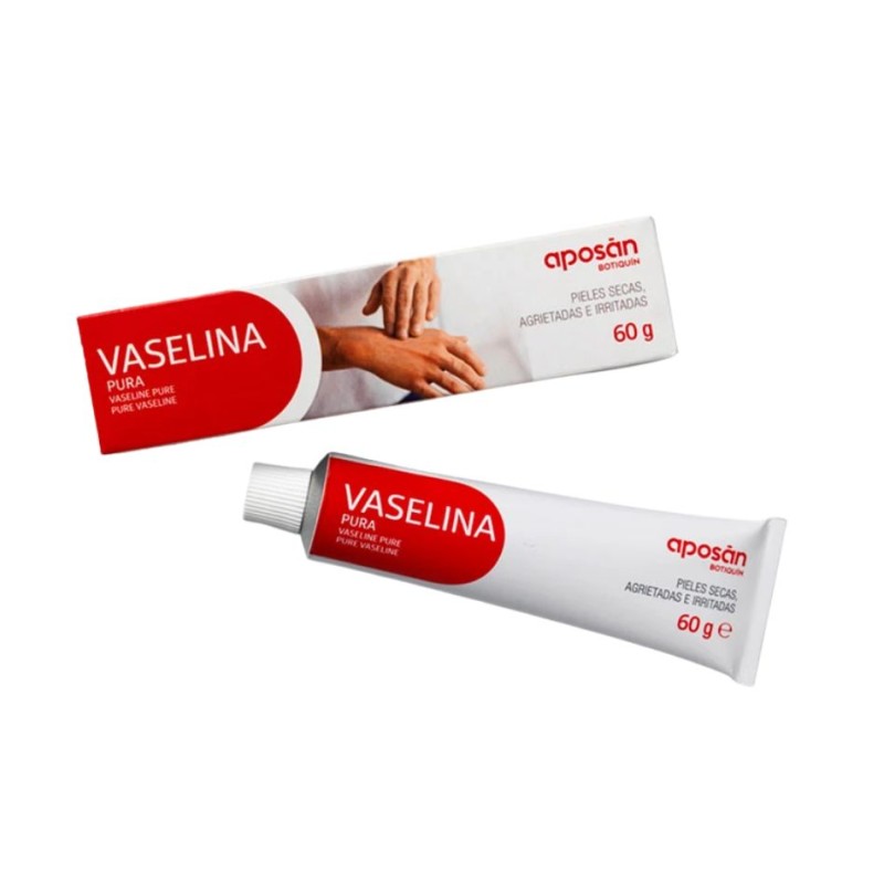 Vaselina Pura Aposan 60 g – protección e hidratación intensiva para piel y labios