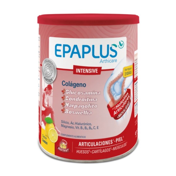 Epaplus Arthicare Intensive Colágeno + Hialurónico + Condroitina + Magnesio 21 días sabor limón