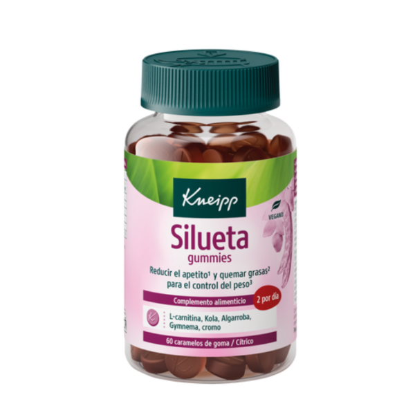Kneipp Silueta Gummies 60 caramelos de goma sabor piña – complemento alimenticio para control del peso