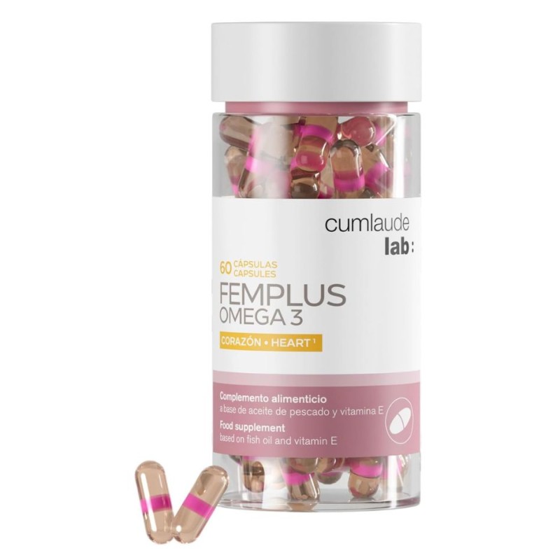 CumLaude Lab FemPlus Omega 3 60 cápsulas – complemento con ácidos grasos esenciales