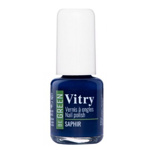 Vitry Be Green Esmalte Saphir 6 ml – esmalte de uñas ecológico efecto brillo intenso